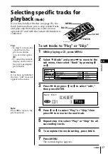 Предварительный просмотр 27 страницы Sony CDX-C90R Operating Instructions Manual