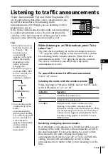 Предварительный просмотр 43 страницы Sony CDX-C90R Operating Instructions Manual