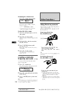 Предварительный просмотр 10 страницы Sony CDX-C910 - Fm/am Compact Disc Player Operating Instructions Manual