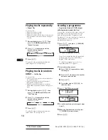 Preview for 14 page of Sony CDX-C910 - Fm/am Compact Disc Player Operating Instructions Manual