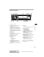 Предварительный просмотр 25 страницы Sony CDX-C910 - Fm/am Compact Disc Player Operating Instructions Manual