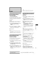 Предварительный просмотр 9 страницы Sony CDX-C910RDS Operating Instructions Manual