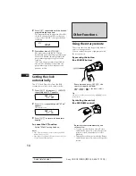 Предварительный просмотр 14 страницы Sony CDX-C910RDS Operating Instructions Manual