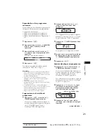 Предварительный просмотр 54 страницы Sony CDX-C910RDS Operating Instructions Manual