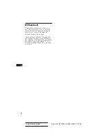 Предварительный просмотр 71 страницы Sony CDX-C910RDS Operating Instructions Manual