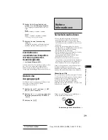 Предварительный просмотр 98 страницы Sony CDX-C910RDS Operating Instructions Manual