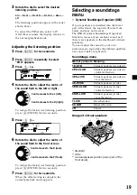 Предварительный просмотр 19 страницы Sony CDX-C9500 Operating Instructions Manual