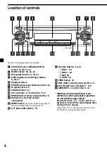 Предварительный просмотр 4 страницы Sony CDX-CA400 - Compact Disc Changer System Operating Instructions Manual