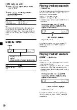 Предварительный просмотр 10 страницы Sony CDX-CA400 - Compact Disc Changer System Operating Instructions Manual