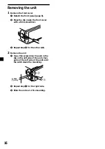 Предварительный просмотр 16 страницы Sony CDX-CA400 - Compact Disc Changer System Operating Instructions Manual