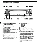 Предварительный просмотр 22 страницы Sony CDX-CA400 - Compact Disc Changer System Operating Instructions Manual