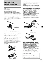 Предварительный просмотр 33 страницы Sony CDX-CA400 - Compact Disc Changer System Operating Instructions Manual