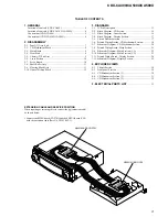 Preview for 3 page of Sony CDX-CA400 - Compact Disc Changer System Service Manual