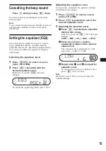 Preview for 15 page of Sony CDX-CA540X Manual