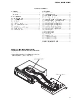 Предварительный просмотр 3 страницы Sony CDX-CA540X Service Manual