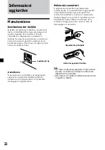 Предварительный просмотр 100 страницы Sony CDX-CA600 Operating Instructions Manual