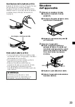 Предварительный просмотр 101 страницы Sony CDX-CA600 Operating Instructions Manual