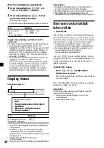 Предварительный просмотр 114 страницы Sony CDX-CA600 Operating Instructions Manual