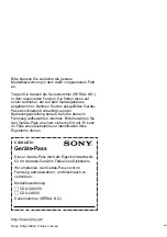 Предварительный просмотр 132 страницы Sony CDX-CA600 Operating Instructions Manual