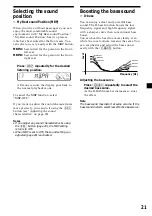 Preview for 21 page of Sony CDX-CA600X Operating Instructions Manual