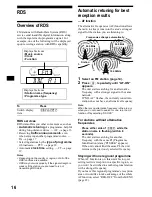 Предварительный просмотр 16 страницы Sony CDX-CA650 Operating Instructions Manual