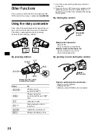 Предварительный просмотр 20 страницы Sony CDX-CA650 Operating Instructions Manual