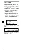 Предварительный просмотр 30 страницы Sony CDX-CA650 Operating Instructions Manual