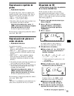 Предварительный просмотр 39 страницы Sony CDX-CA650 Operating Instructions Manual