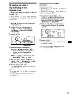 Предварительный просмотр 41 страницы Sony CDX-CA650 Operating Instructions Manual