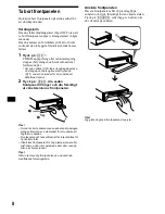 Предварительный просмотр 64 страницы Sony CDX-CA650 Operating Instructions Manual