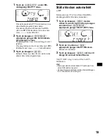 Предварительный просмотр 75 страницы Sony CDX-CA650 Operating Instructions Manual