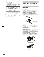 Предварительный просмотр 80 страницы Sony CDX-CA650 Operating Instructions Manual