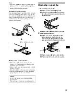 Предварительный просмотр 109 страницы Sony CDX-CA650 Operating Instructions Manual