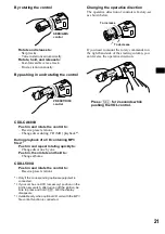 Предварительный просмотр 21 страницы Sony CDX-CA680X Operating Instructions Manual