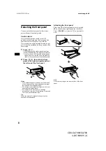 Preview for 8 page of Sony CDX-CA700 Operating Instructions Manual