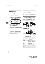 Preview for 18 page of Sony CDX-CA700 Operating Instructions Manual