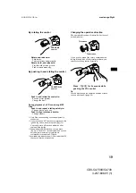 Preview for 19 page of Sony CDX-CA700 Operating Instructions Manual