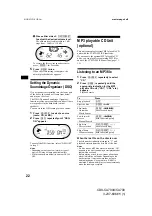 Preview for 22 page of Sony CDX-CA700 Operating Instructions Manual