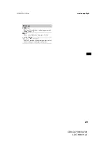 Preview for 29 page of Sony CDX-CA700 Operating Instructions Manual