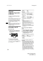 Preview for 38 page of Sony CDX-CA700 Operating Instructions Manual