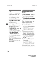 Preview for 42 page of Sony CDX-CA700 Operating Instructions Manual