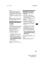 Preview for 53 page of Sony CDX-CA700 Operating Instructions Manual