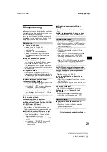 Preview for 57 page of Sony CDX-CA700 Operating Instructions Manual