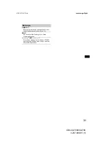 Preview for 59 page of Sony CDX-CA700 Operating Instructions Manual