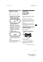 Preview for 67 page of Sony CDX-CA700 Operating Instructions Manual