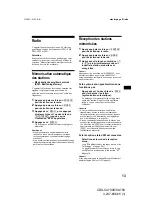 Preview for 71 page of Sony CDX-CA700 Operating Instructions Manual