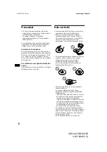 Preview for 94 page of Sony CDX-CA700 Operating Instructions Manual