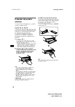 Preview for 96 page of Sony CDX-CA700 Operating Instructions Manual