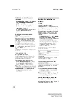 Preview for 104 page of Sony CDX-CA700 Operating Instructions Manual