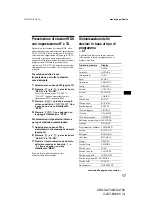 Preview for 105 page of Sony CDX-CA700 Operating Instructions Manual